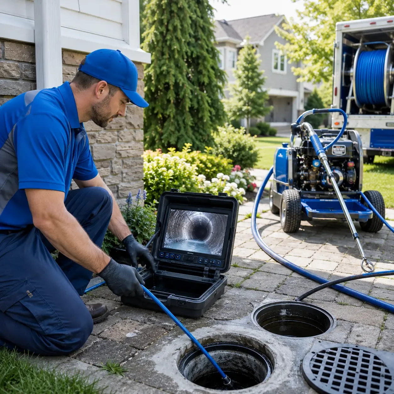 Outdoor drain cleaning professionals serving Mistletoe, KY